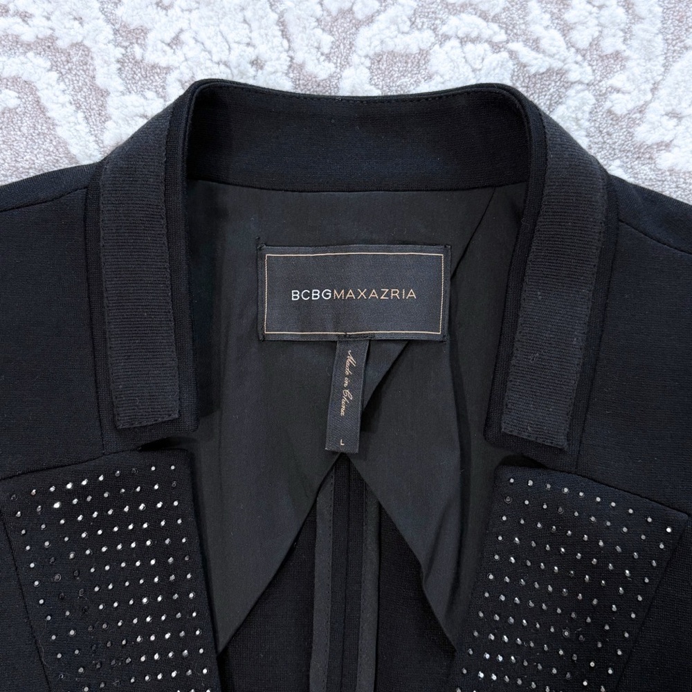 BCBGMaxAzria Natalia Cropped Studded Jacket - Picture 8 of 11